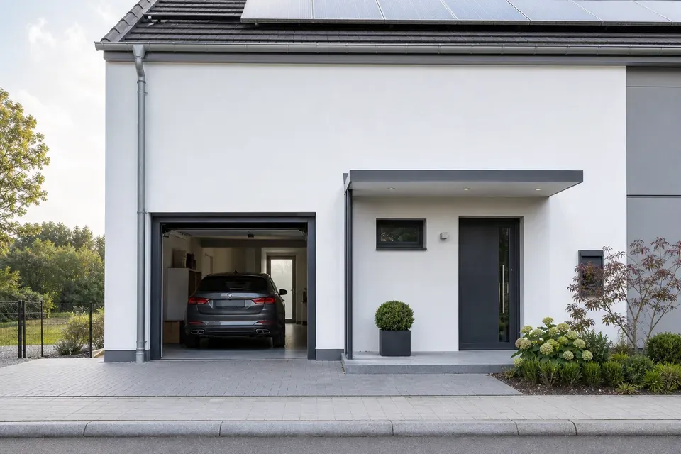 Monteur öffnet Garagentor in Witten – Schlüsseldienst bei verschlossener Garage