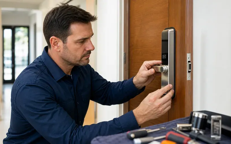 Professionelle Installation moderner Sicherheitstechnik und Türschlösser – Hardenstein Schlüsseldienst Witten
